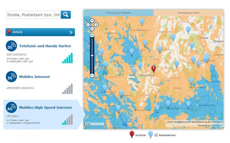 O2 LTE Netzausbau verfolgen - eKiwi-Blog.de