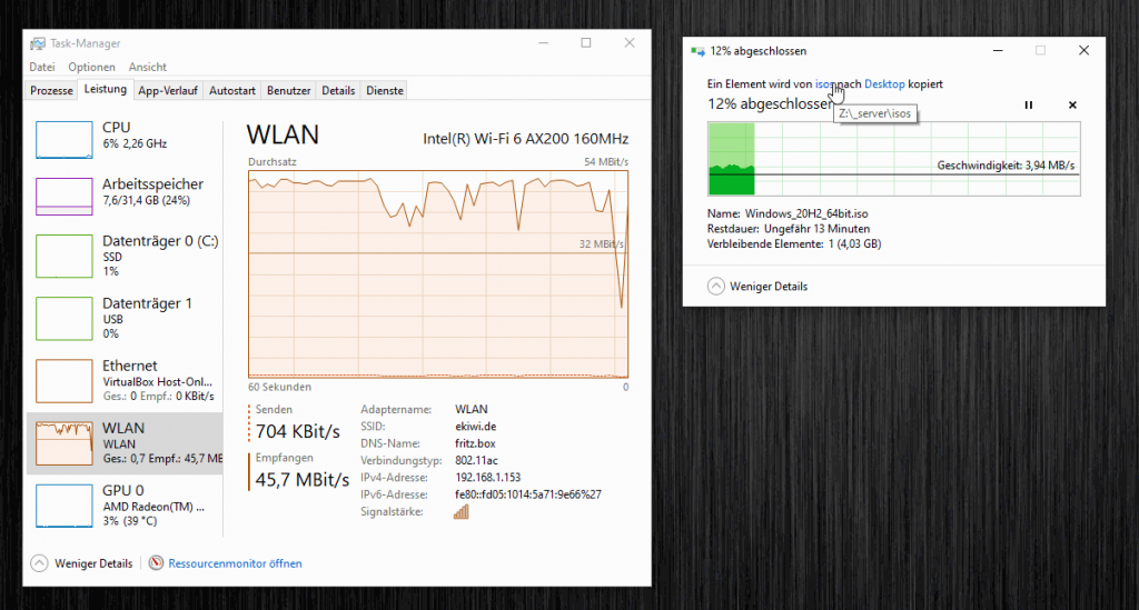 WLAN Geschwindigkeit auf 54Mbit/s begrenzt? - eKiwi-Blog.de