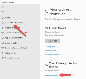 Windows 11 Pro: Deactivate Windows Defender Real time protection ...