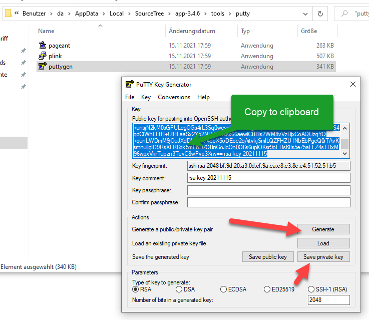 sourcetree personal access token