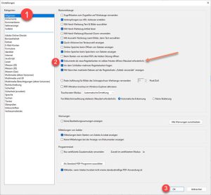 Adobe Reader zwei PDF nebeneinander öffnen - eKiwi-Blog.de