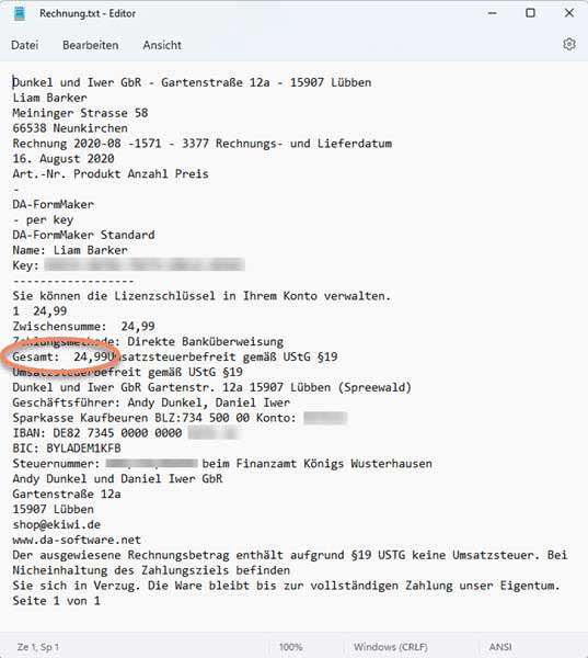 Screenshot PDF-Datei als Text auslesen und in Excel und Word einfügen