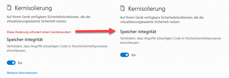 Speicherintegrität Kann Nicht Aktiviert Werden Windows 11 Windows 11: Kernisolierung, Speicher-Integrität kann nicht aktiviert
