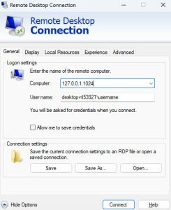 RDP tunnelling with SSH - eKiwi-Blog.de