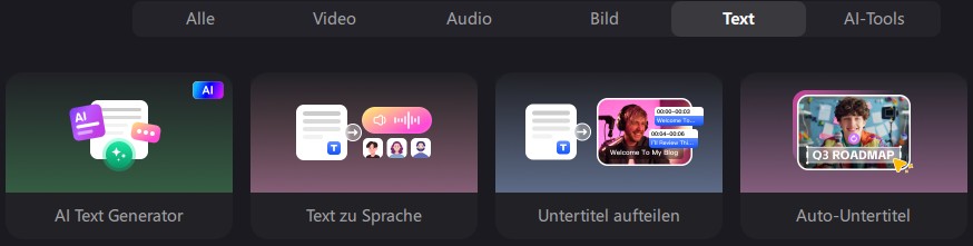 Screenshot zur Bearbeitung der bidektionalen Umwandlung von Sprache