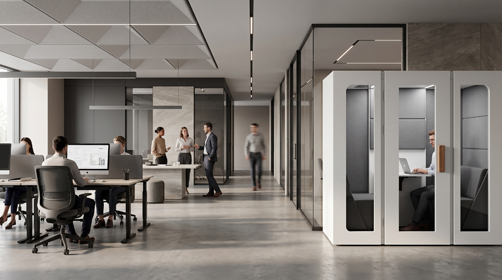 Ruhige Telefonkabine und Meetingkabine